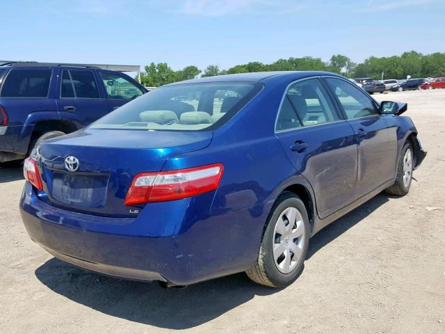 4T1BE46K37U154971 - 2007 TOYOTA CAMRY NEW BLUE photo 4