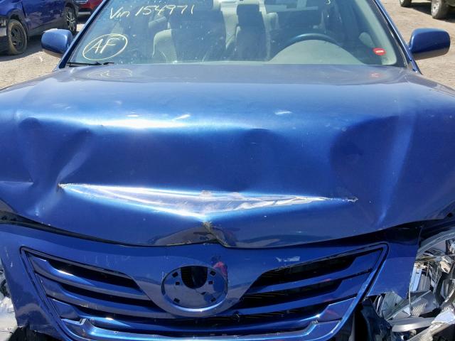 4T1BE46K37U154971 - 2007 TOYOTA CAMRY NEW BLUE photo 7