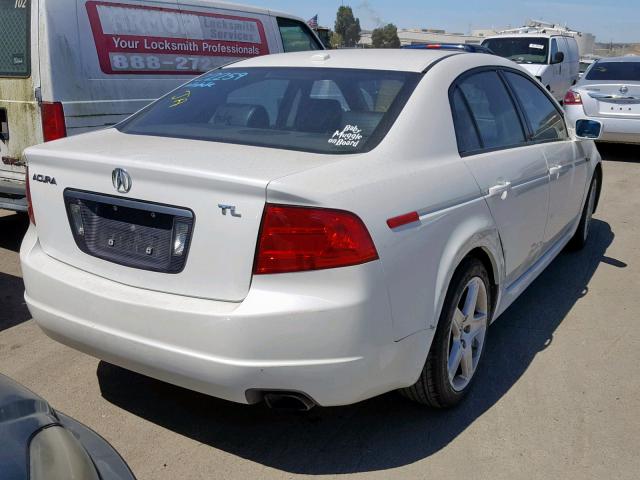 19UUA65576A056544 - 2006 ACURA 3.2TL WHITE photo 4