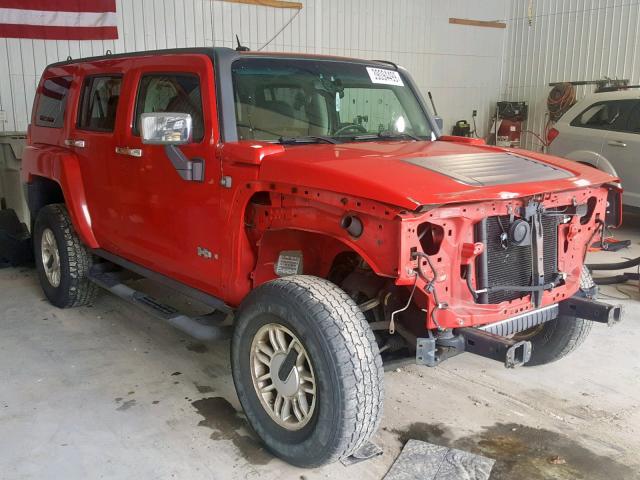 5GTDN136668187269 - 2006 HUMMER H3 RED photo 1