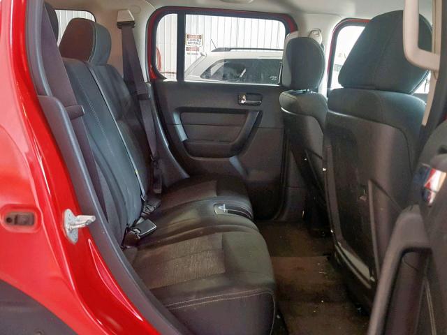 5GTDN136668187269 - 2006 HUMMER H3 RED photo 6