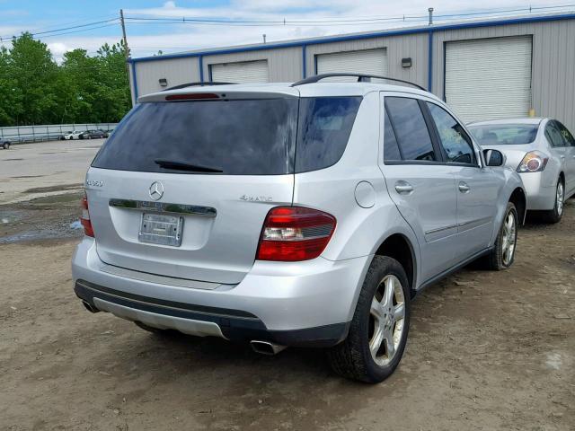 4JGBB86E66A095005 - 2006 MERCEDES-BENZ ML 350 SILVER photo 4