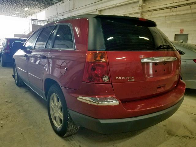 2A4GM68496R750518 - 2006 CHRYSLER PACIFICA T RED photo 3