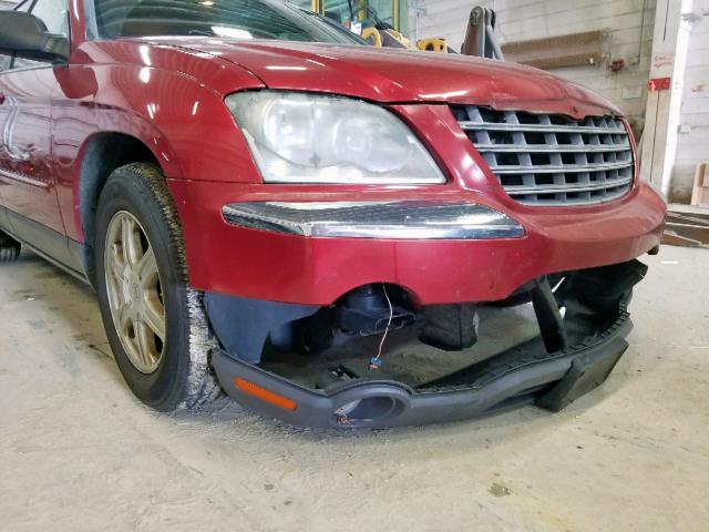 2A4GM68496R750518 - 2006 CHRYSLER PACIFICA T RED photo 9