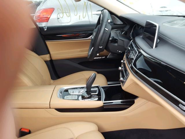 WBA7F2C30HG855991 - 2017 BMW 750 XI BLACK photo 5