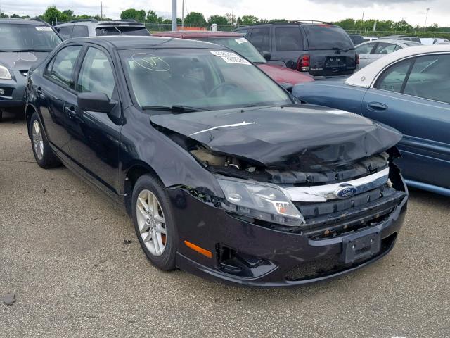 3FAHP0GA9AR398765 - 2010 FORD FUSION S BLACK photo 1