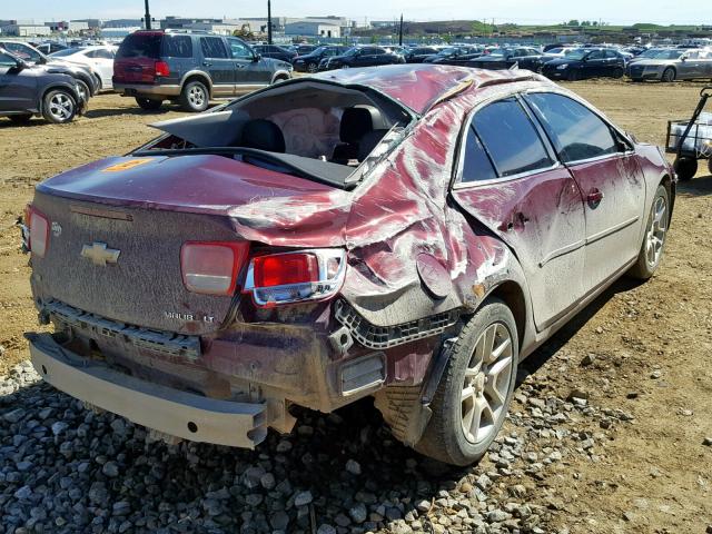 1G11C5SL3FF292368 - 2015 CHEVROLET MALIBU 1LT RED photo 4