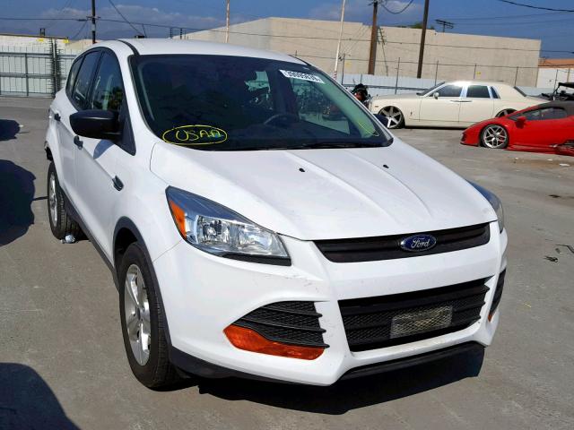 1FMCU0F72FUC89482 - 2015 FORD ESCAPE S WHITE photo 1