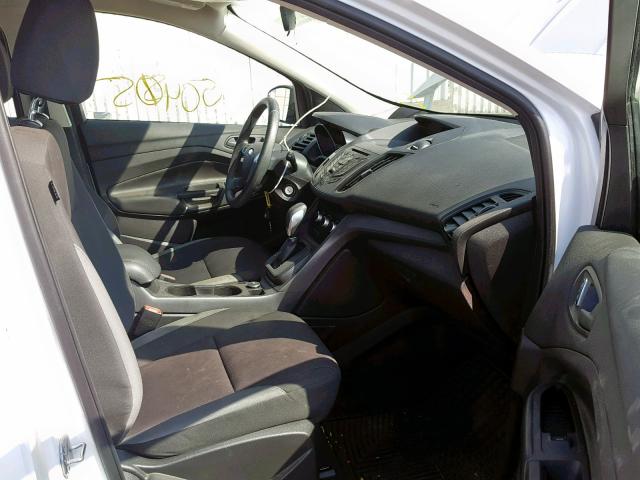 1FMCU0F72FUC89482 - 2015 FORD ESCAPE S WHITE photo 5