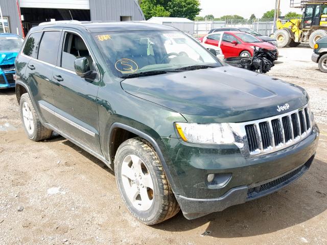 1J4RR4GG9BC680225 - 2011 JEEP GRAND CHER GREEN photo 1