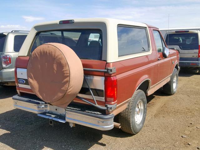 1FMEU15H8RLB25592 - 1994 FORD BRONCO U10 GOLD photo 4