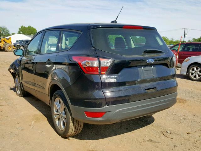 1FMCU0F7XJUA46785 - 2018 FORD ESCAPE S BLACK photo 3