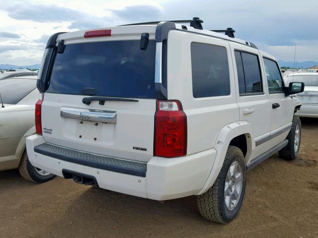 1J8HG58257C654981 - 2007 JEEP COMMANDER WHITE photo 4