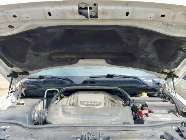 1J8HG58257C654981 - 2007 JEEP COMMANDER WHITE photo 7