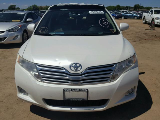 4T3BK11A49U002245 - 2009 TOYOTA VENZA BASE WHITE photo 9