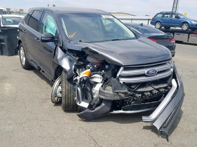 2FMPK3J91JBB29271 - 2018 FORD EDGE SEL CHARCOAL photo 1