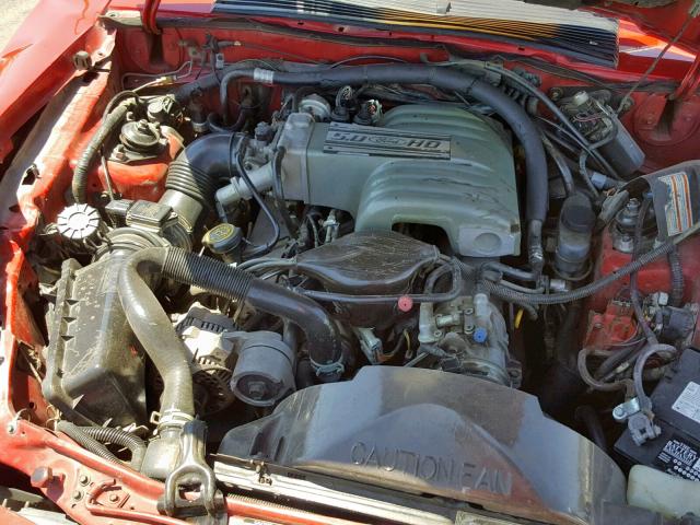 1FACP42E9LF122727 - 1990 FORD MUSTANG GT RED photo 7