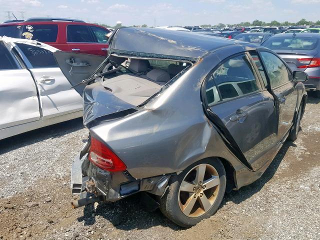 1HGFA16836L012811 - 2006 HONDA CIVIC EX BEIGE photo 4