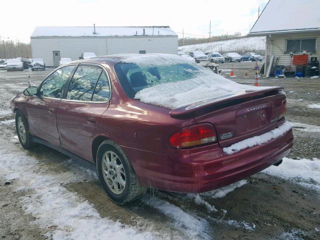 1G3WH52H11F199982 - 2001 OLDSMOBILE INTRIGUE G RED photo 3