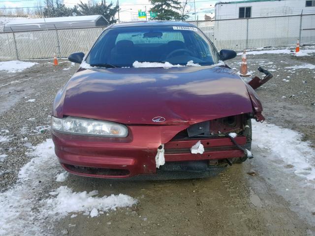 1G3WH52H11F199982 - 2001 OLDSMOBILE INTRIGUE G RED photo 9