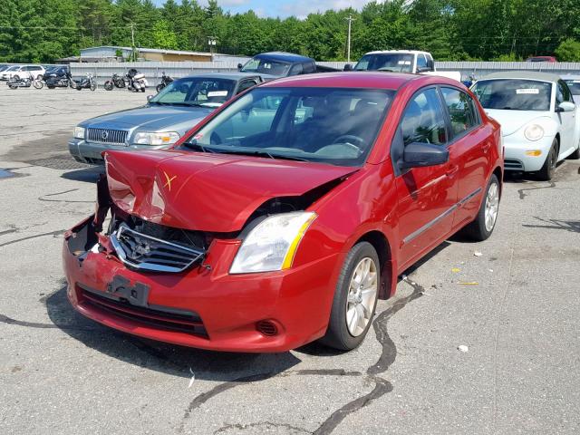 3N1AB6AP9CL682206 - 2012 NISSAN SENTRA 2.0 RED photo 2