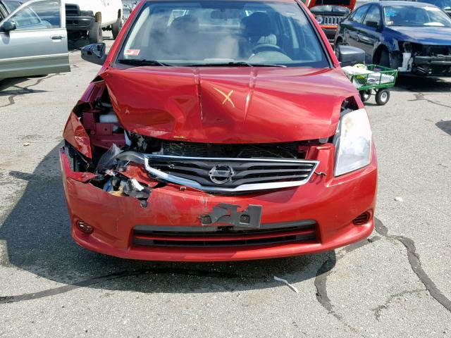 3N1AB6AP9CL682206 - 2012 NISSAN SENTRA 2.0 RED photo 9