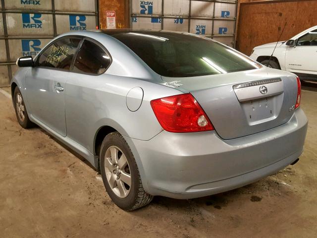 JTKDE177850034568 - 2005 TOYOTA SCION TC ლურჯი ფოტო 3