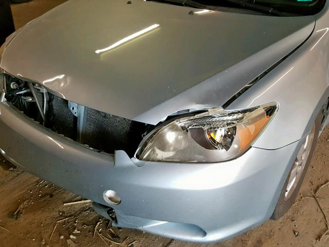 JTKDE177850034568 - 2005 TOYOTA SCION TC ლურჯი ფოტო 9