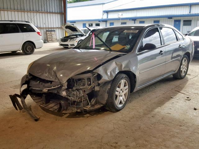 2G1WU581369289889 - 2006 CHEVROLET IMPALA LTZ GRAY photo 2