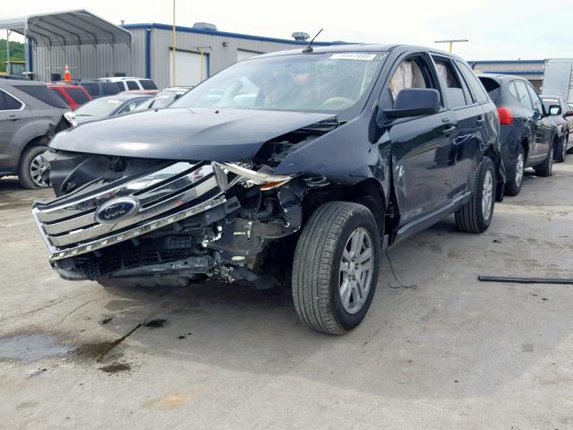 2FMDK38C58BA80848 - 2008 FORD EDGE SEL BLUE photo 2