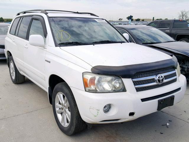 JTEDW21A670021475 - 2007 TOYOTA HIGHLANDER WHITE photo 1