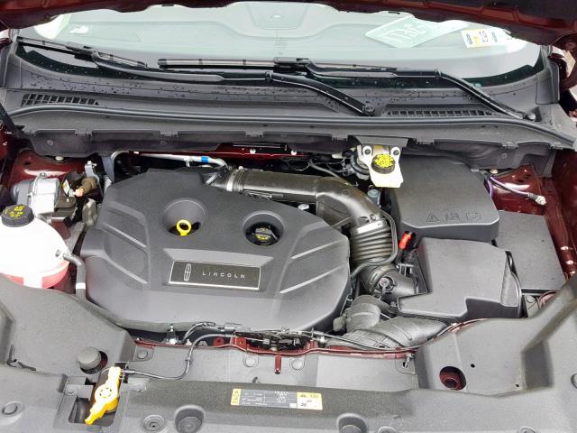 5LMCJ3D9XKUL09791 - 2019 LINCOLN MKC RESERV BURGUNDY photo 7