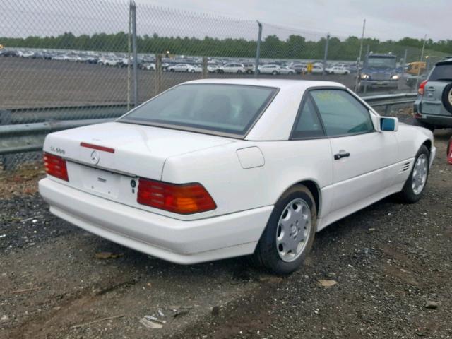 WDBFA67E3SF116173 - 1995 MERCEDES-BENZ SL 500 WHITE photo 4