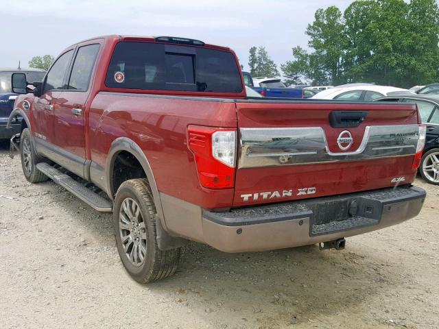 1N6BA1F40GN503365 - 2016 NISSAN TITAN XD S RED photo 3