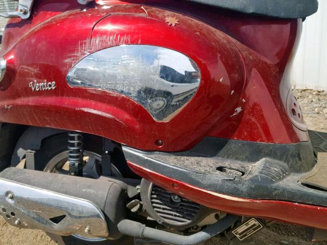 L5YTCKPA981214921 - 2009 VESPA MOPED RED photo 7