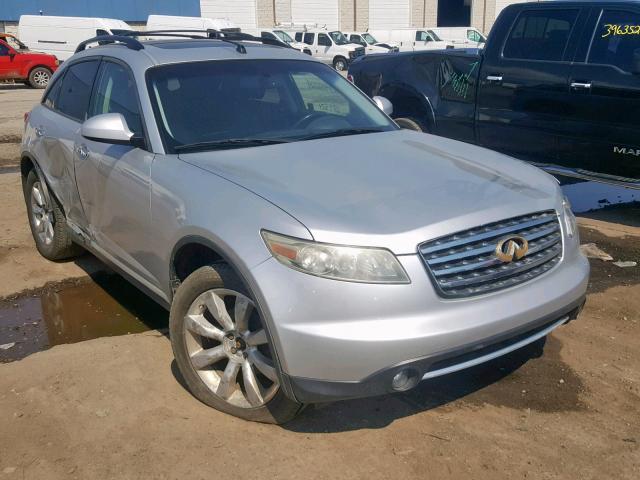 JNRAS08W77X200043 - 2007 INFINITI FX35 SILVER photo 1