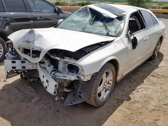 1LNHM87A92Y714598 - 2002 LINCOLN LS WHITE photo 2