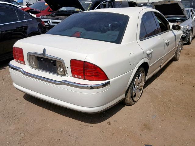 1LNHM87A92Y714598 - 2002 LINCOLN LS WHITE photo 4