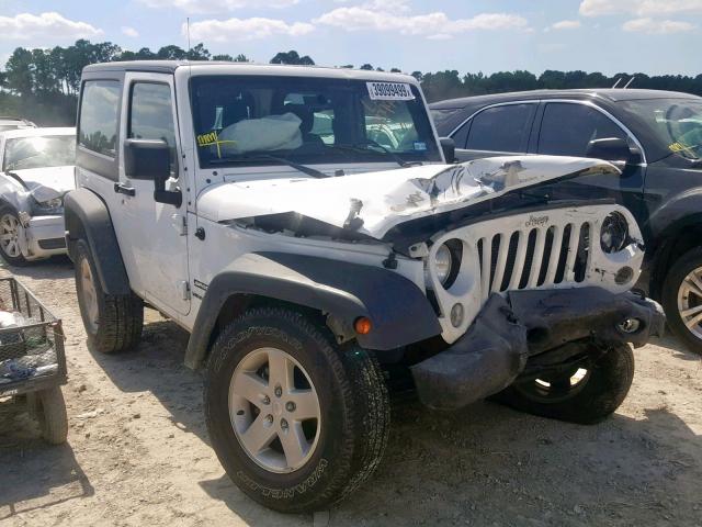 1C4AJWAGXGL329765 - 2016 JEEP WRANGLER S WHITE photo 1