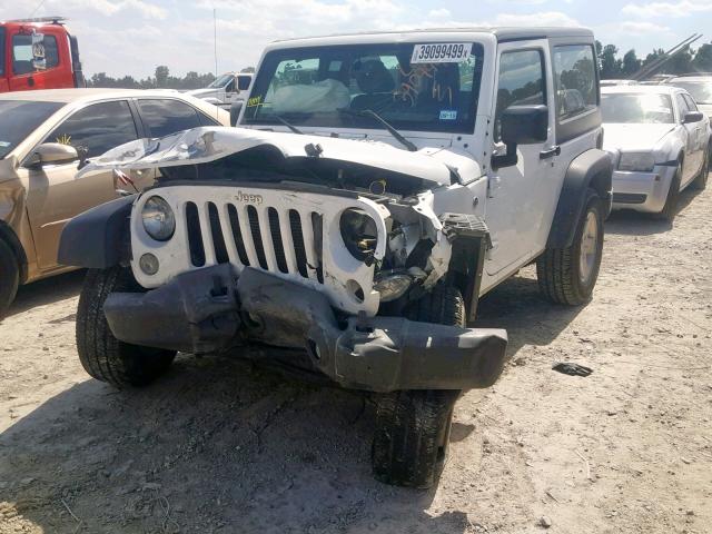 1C4AJWAGXGL329765 - 2016 JEEP WRANGLER S WHITE photo 2