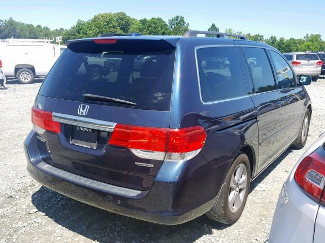 5FNRL38909B021819 - 2009 HONDA ODYSSEY TO BLUE photo 4