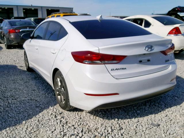 5NPD84LF5JH331307 - 2018 HYUNDAI ELANTRA SE WHITE photo 3