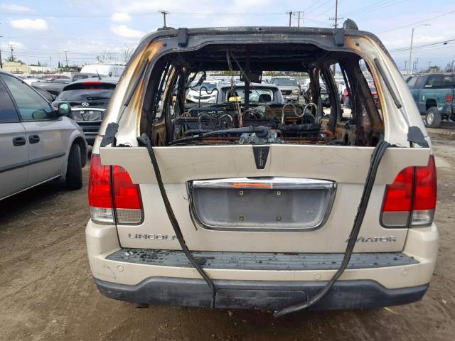 5LMEU68H45ZJ13906 - 2005 LINCOLN AVIATOR Qızıl foto 10