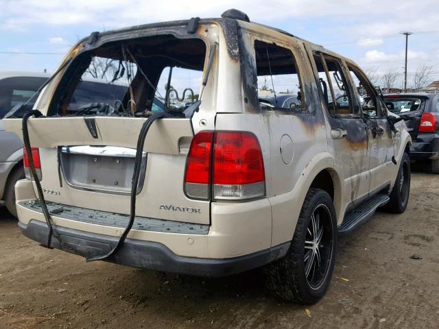 5LMEU68H45ZJ13906 - 2005 LINCOLN AVIATOR Qızıl foto 4
