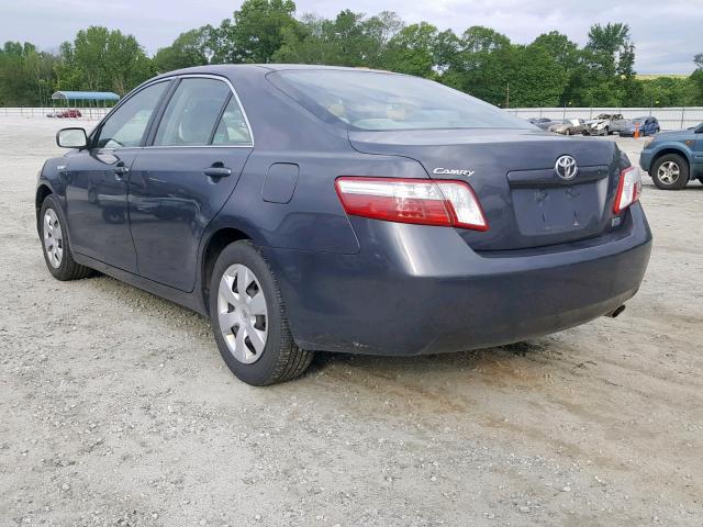 4T1BB46K98U055002 - 2008 TOYOTA CAMRY HYBR CHARCOAL photo 3