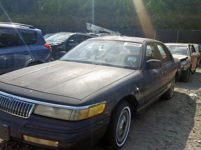 2MECM74W9NX666645 - 1992 MERCURY GRAND MARQ GRAY photo 2