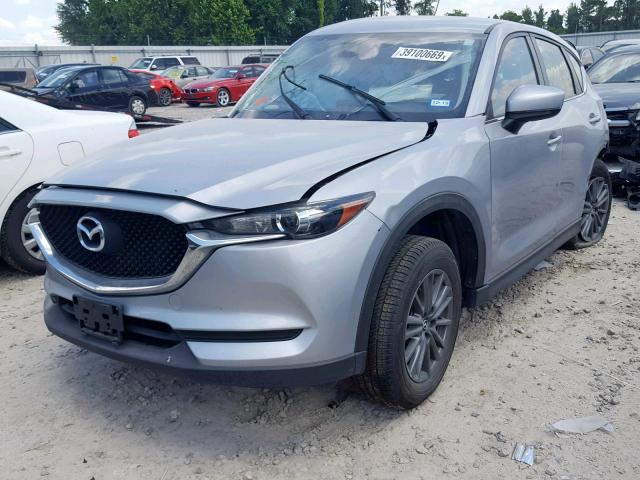 JM3KFABL7H0198342 - 2017 MAZDA CX-5 SPORT SILVER photo 2