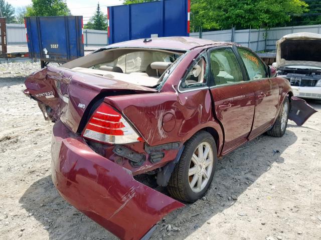 1MEHM43157G602282 - 2007 MERCURY MONTEGO PR 红色 照片 4