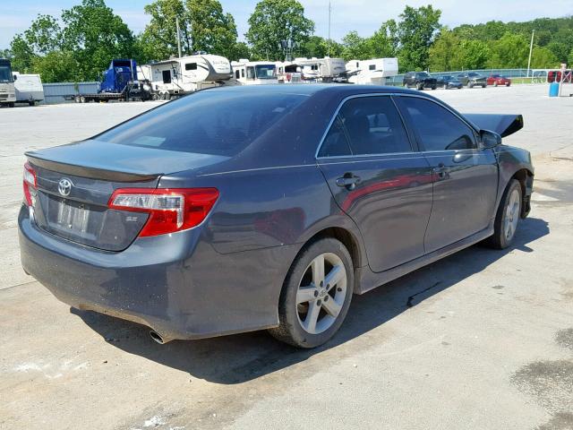 4T1BF1FK2CU611811 - 2012 TOYOTA CAMRY BASE GRAY photo 4