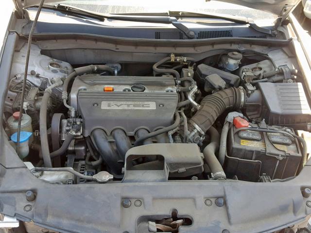 JHMCP26409C007278 - 2009 HONDA ACCORD LXP SILVER photo 7